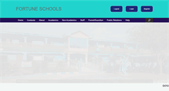 Desktop Screenshot of fortuneschools.com